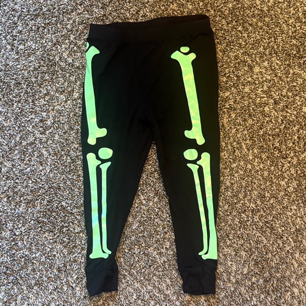 Kids Glow-in-the-Dark Skeleton Joggers